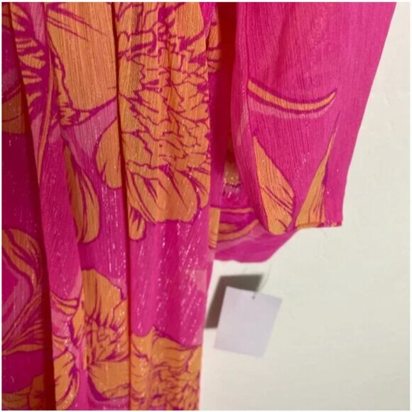 ⭐️ Vacation Beach Vaca Floral Flower Wrap Chic Glam Girly Classy Hip Maxi Dress - Picture 4 of 9